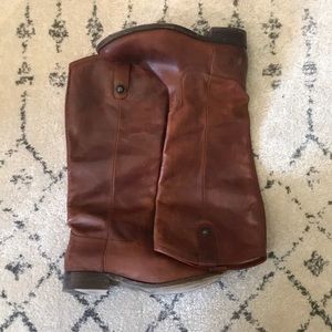Frye Brown Leather Riding Boots